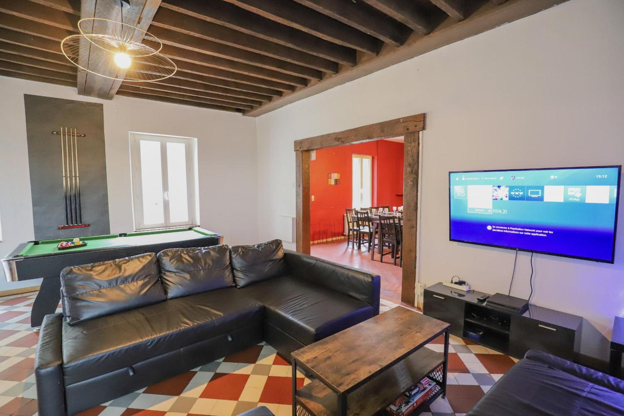 Crazy Villa Champs Corons 61 - Interior Heated Pool - 2H From Paris - 30P Les Menus Kültér fotó